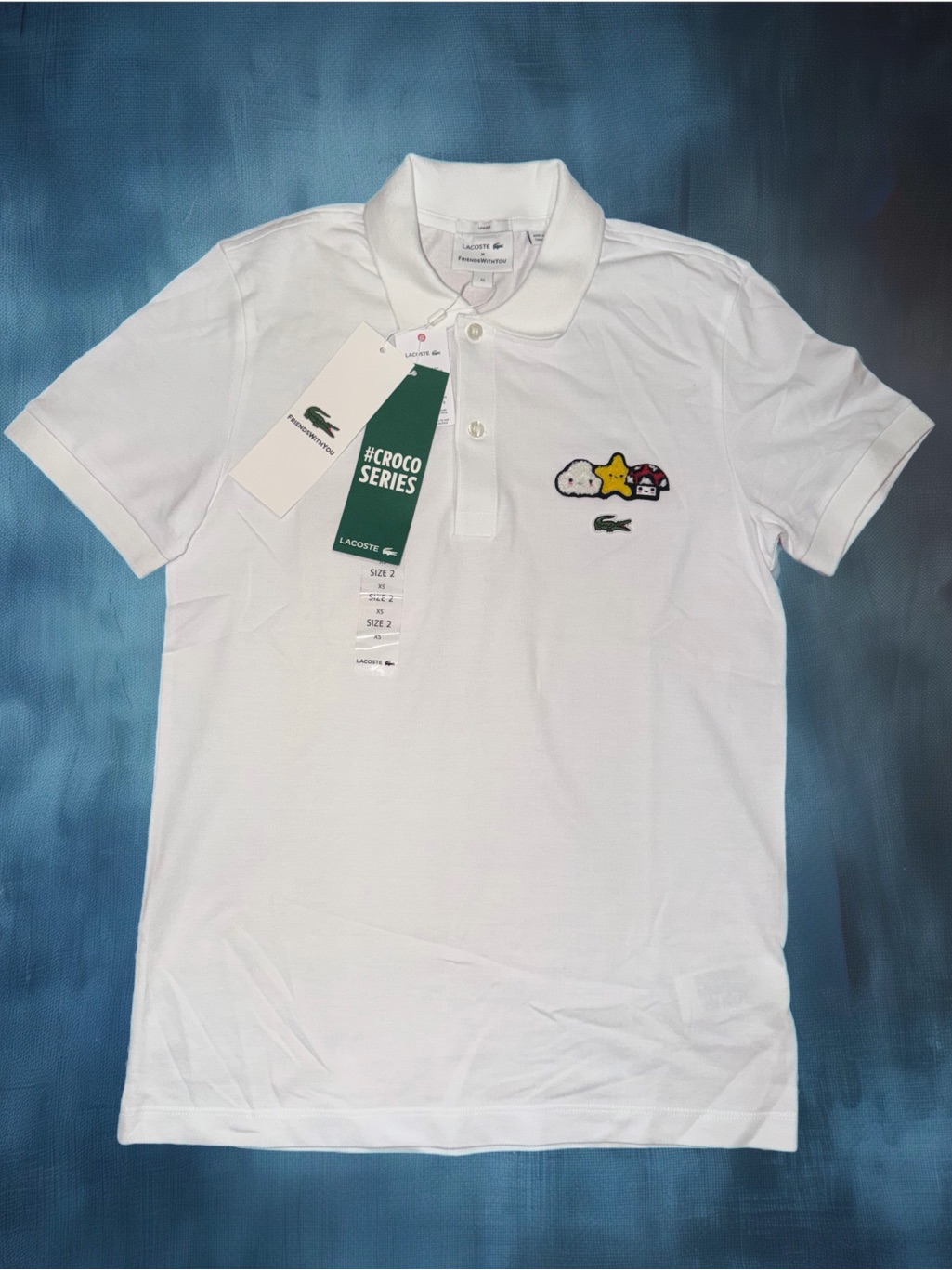 Lacoste Friendswithyou White Polo Shirt Nwt Unisex